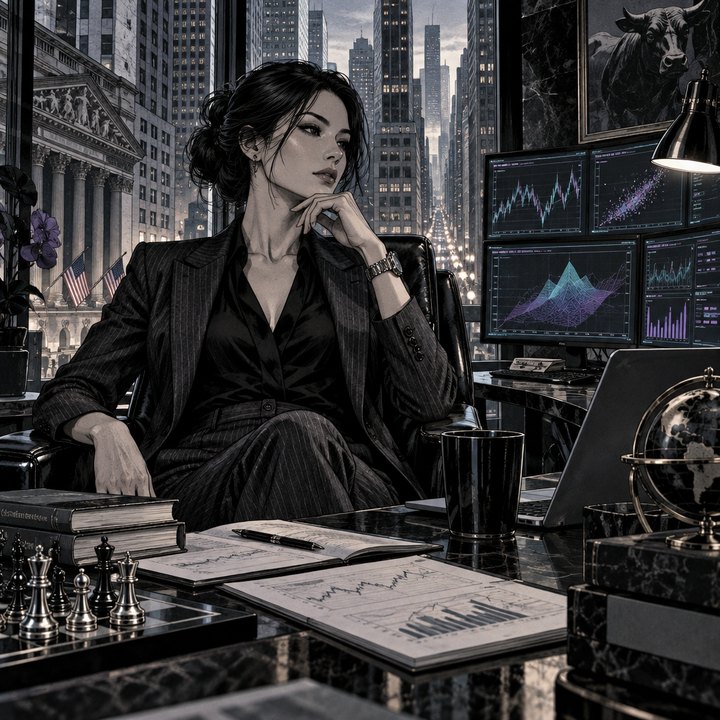 Hand-drawn Trade Feeld manga scene of a developing trader exploring How Do You Test a Strategy Without Overfitting the Past?